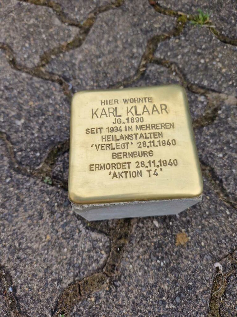 Erster Stolperstein in Erfurt: Ein neuer Schritt im Gedenken