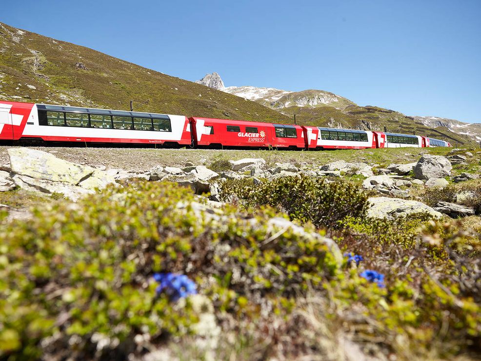Bahn-Wandern Glacier Express