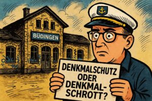 Torpedo Tom deckt auf: Bahnhof Büdingen – Denkmal oder Denkmal-Schrott?