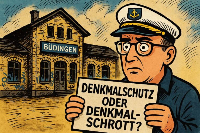 Torpedo Tom deckt auf: Bahnhof Büdingen – Denkmal oder Denkmal-Schrott?