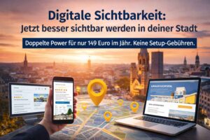 Digitale Sichtbarkeit: Jetzt besser sichtbar werden in deiner Stadt
